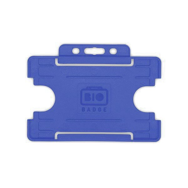 Bilde av Bio badge Cardholder/carrying face open plastic blue (horizontal/landscape). 60270458 (DE,SE,NO,FI,RO,PL)